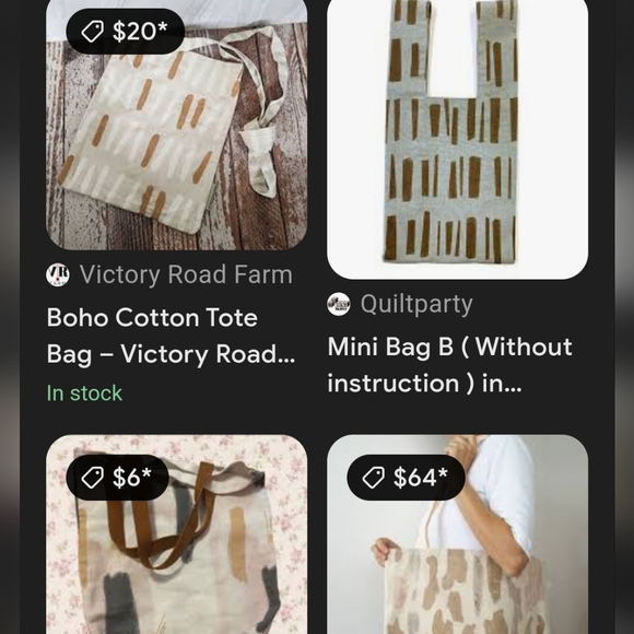 NWT primitives by Kathy boho cotton fabric small tote Oliva - Picture 7 of 7